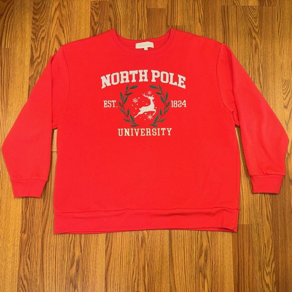State of Mine Women's Pullover Cozy Warm Holiday Sweatshirt XL